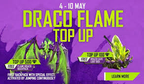 Moreover, this website is also offering a special offer under which players can get 50 diamonds for free by using coupon code free50@coupon.com. Garena Free Fire Redeem Code Rewards With Draco Flame Top Up Event