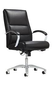 Realspace Modern Comfort Series Morgan High Back Bonded Leather Chair Blackchrome By Office Depot Officemax Bonded Leather Chair Office Depot Chair