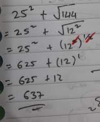3 2 = 3 x 3 = 9. Akar Pangkat Dua Dari 25 Akarkua