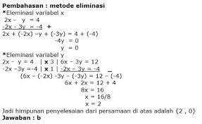 20 soal splsv dan spldv. Soal Persamaan Linear Dua Variabel Spldv Plus Kunci Jawaban Juragan Les