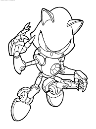 We have 3 great pictures of free printable sonic coloring pages. Sonic Coloring Pages Jump Poses Coloring4free Coloring4free Com