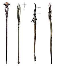 Mage Dragon Age Wizard Staff Wands