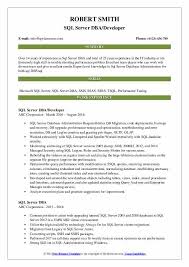 Sql Server Dba Resume Samples Qwikresume