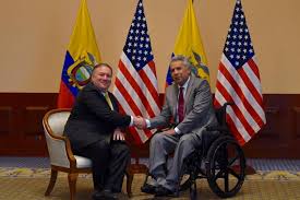 C'mon the yanks ta fuck! Secretary Of State Michael R Pompeo And Ecuadorian President Lenin Moreno At A Press Availability U S Embassy Consulate In Ecuador