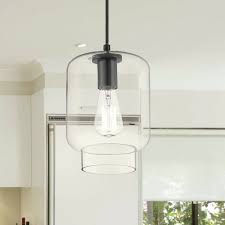Gracie Oaks Aldeburgh 1 Light Single Jar Pendant Wayfair
