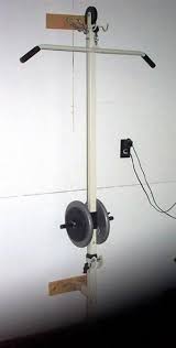 Making a homemade tricep pulldown machine. Homemade Wall Mounted Lat Tower Diy Home Gym Homemade Gym Equipment Diy Gym