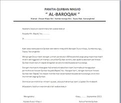 Contoh Surat Permohonan Hewan Qurban Download Kumpulan Gambar