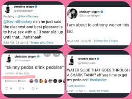 Her loyalists — people who loved her political takes and fights with president trump — have turned on her over a wealth tweet that has sent the social media oppressed into a fit of rage. Chrissy Teigen Tweets