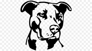 American Bully Dog Dog clipart black and white. american bully dog