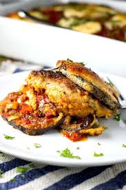 Chicken Eggplant Parmesan Casserole Bound By Food Recipe Chicken Eggplant Eggplant Parmesan Yummy Casseroles