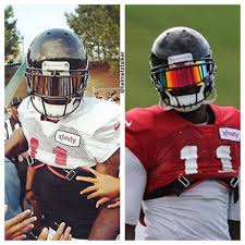 Can you name the four other players with at least 3 such seasons? Helmet Stalker On Twitter Falcons Wr Julio Jones Is Now Using Shoc Visors On His Air Xp He Began Training Camp With A Blue Chrome Ua Visor