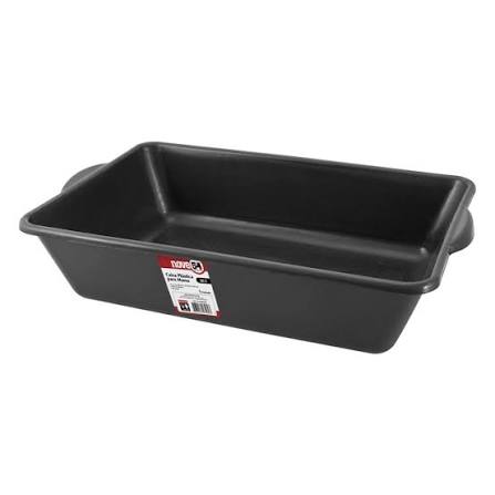 CAIXA DE MASSA PLASTICA PRETA - 20 LTS