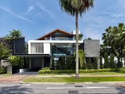 A Resort Like Home In Sentosa Cove Singapore Home Design Lover Contemporary House Exterior House Exterior House Designs Exterior