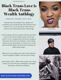 Black Trans Love is Black Wealth