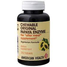 Check spelling or type a new query. Original Papaya Enzyme 250 Chewable Tablets By American Health Products At The Vitamin Shoppe