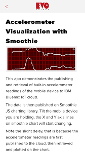 Visualizing Accelerometer Data Using Ibm Watson Iot Platform