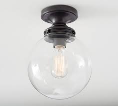 calhoun glass indoor/outdoor flushmount