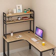 Within this range, most people should be able to find a height that fits. Corner Computer Table Corner Desk Simple Student L Type Desk Bookshelf Combination Computer Desktop Table Home Table 2020 Shopee Malaysia