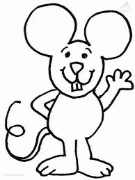 The lion and the mouse coloring page. Outline Of A Mouse Coloring Home