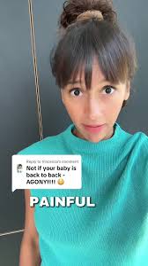 Replying to @Vincenza Back labour isn’t talked about enough. When a baby is  in a ‘back-to-back’ position (their spine pressed against yours),  contractions hit your lower back instead of just your ...