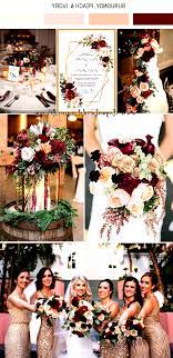 Vibrant Burgundy Peach Pink And Gold Fall Wedidng Colors Wedding Colors Different Wedding Ideas Wedding
