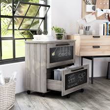 Select a filing cabinet with features like locking drawers for increased security or casters for mobility. Valentino Rustic Grey Oak Finish 2 Drawer File Cabinet Overstock 32081352