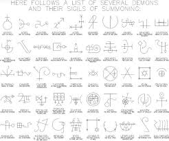 Reference Chart For Demon Summoning Its 5 37 A M Demon
