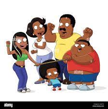 THE CLEVELAND SHOW, (from left): Roberta Tubbs, Donna Tubbs, Rallo Tubbs, Cleveland  Brown, Cleveland Brown Jr., (Season 4 Stock Photo - Alamy