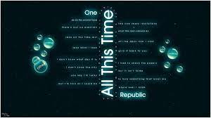 All This Time Onerepublic Wedding Songs One Republic Wedding Crafts