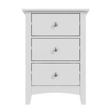 Finch 3 Drawer Bedside Cabinet In Light Grey Bedside Table Grey Pair Of Bedside Tables Grey Bedside