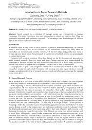 Then this article can help you. Introduction To Social Research Methods Scientific Net