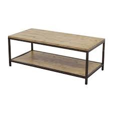 This contemporary compact coffee table design has a slight japanese influence. 78 Off Ballard Designs Ballard Designs Rustic Durham Coffee Table Tables