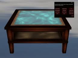 This piece isn't like any other accent table—it's a cornerstone of the living room which often plays host to everything from late night scrabble tournaments to a hot cup of tea and your favorite stack of books. Second Life Marketplace Victoria S Water Texture Change Coffee Table