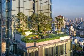 曼谷通罗高端公寓住宅景观设计 l49 roof landscape landscape architecture design roof garden design