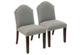 Gray Elloree Side Chairs Pair Side Chairs Dining Chairs French Chairs