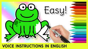 Sketch the base head and body shapes. How To Draw A Frog Easy Drawing For Kids Youtube