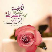 لا قيمة للحياة دون ذكر الله دون حمده دون شكره دون حبه وعبادته on we heart it quotes words remembrance