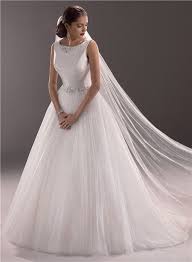 Modest Princess Ball Gown Bateau Neck Satin Tulle Wedding Dress With Crystal Ball Gown Wedding Dress Modest Bridal Gowns Wedding Dresses