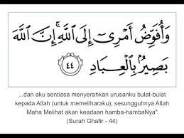 Surah ghafir ayat 44 kiranya kamu tetap berdegil sekarang maka kamu sudah tentu akan mengetahui kebenaran apa yang aku katakan kepada kamu dan aku sentiasa menyerahkan urusanku bulat bulat kepada allah untuk. Bacaan Surah Ghafir Ayat 44 1000x Syeikh Mishary Rashid Alafasy Youtube Islamic Inspirational Quotes Quran Quotes Inspirational Quotes