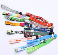 Custom NFC polyester bracelet rfid fabric woven wristband ...