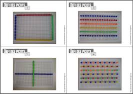 Defi Des Picots Jeux Mathematiques Idee De Defi Defis