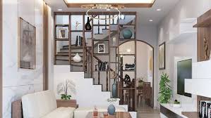 Cách tính kích thước trang trí bậc tam cấp trong phòng khách