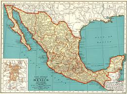 As you browse around the map, you can select different parts of the map by pulling across it interactively as well as zoom in and out it to find 1938 Vintage Mexico Map Antique Map Of Mexico Print Gallery Etsy In 2021 Mexico Map California Map Vintage Map