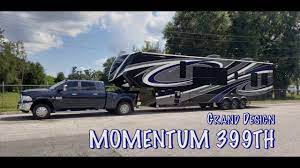 Grand design momentum 399th fifth wheel toy hauler. 2020 Grand Design Momentum 399th Youtube