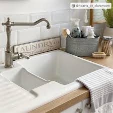I love your kitchen sink, vintage refrigerator and your breakfast nook! Vintage Wash Up Tidy The Cotswold Company Vintage Kitchen Sink Boot Room Utility Laundry Room Sink