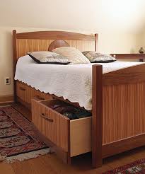 Install the diy bed frame storage drawers. How To Build Storage Into Any Bed Finewoodworking