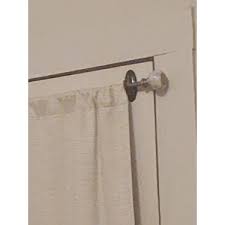 Simply put a hook on each side of your window (and an additional one in the middle for extra support). Command Curtain Rod Hooks Reviews In Blinds Curtains Chickadvisor