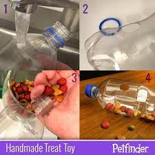 Maybe you would like to learn more about one of these? Homemade Pet Toy Soda Bottle Treat Dispenser Homemade Dog Toys Dog Treat Toys Diy Dog Food