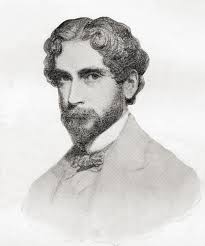 Bayard Taylor, 1825 _ 1878 American poet, literary critic, translator,  travel author, and diplomat From The International Library of Famous  Literature, published c 1900 Poster Print by Hilary Jane Morgan (12 x 16) #  12576563