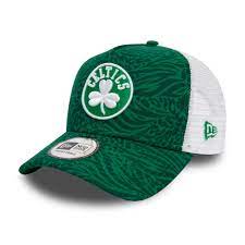 Village hats has a comprehensive boston celtics selection in all the sizes and colours you need. New Era Boston Celtics Trucker Cap Nba Animal Print Grun Bei Huteundmutzen De